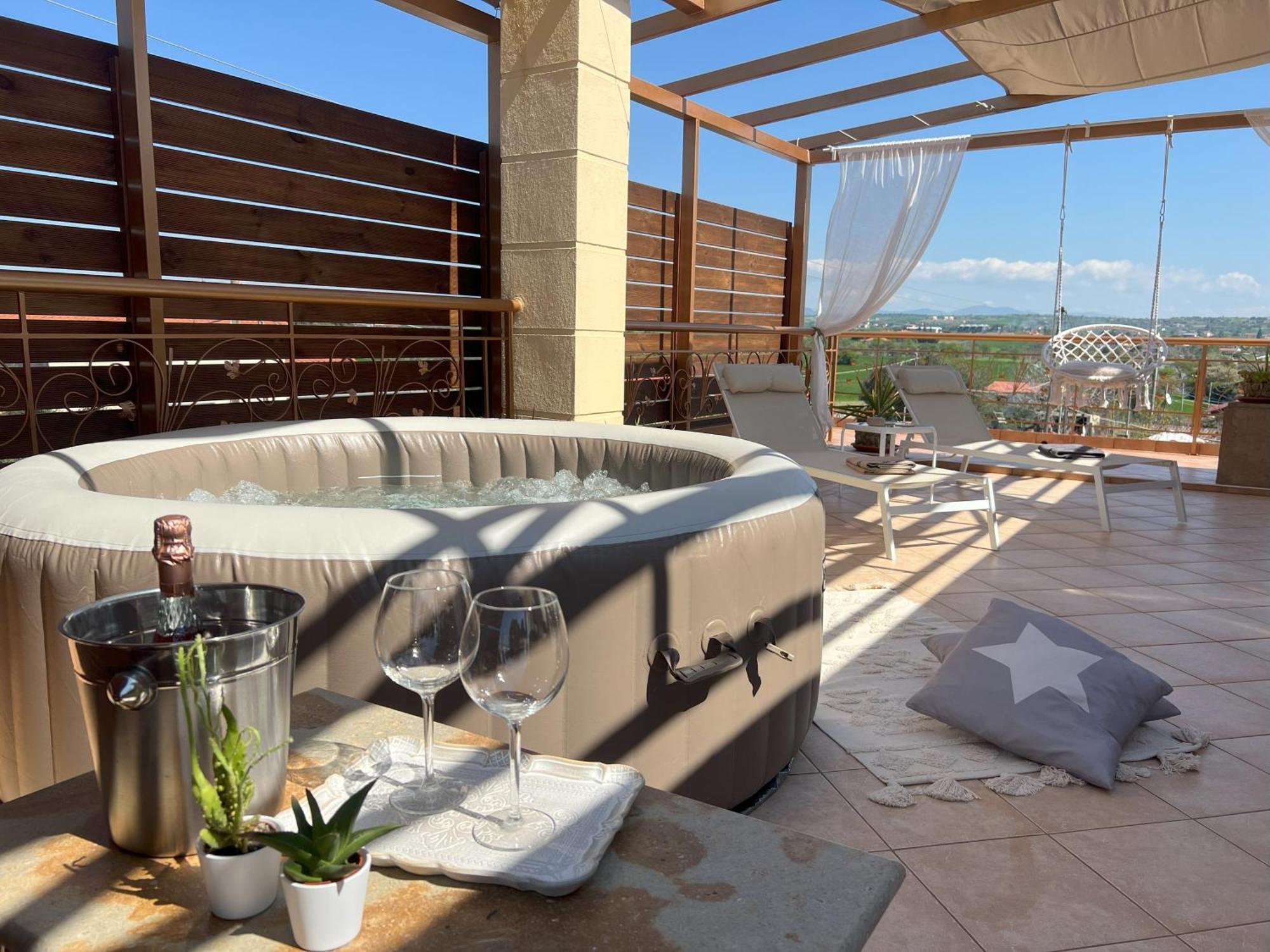 דירות אפאנומי Doormat# Wait 'N Sea, Jacuzzi, Luxury Stone House מראה חיצוני תמונה